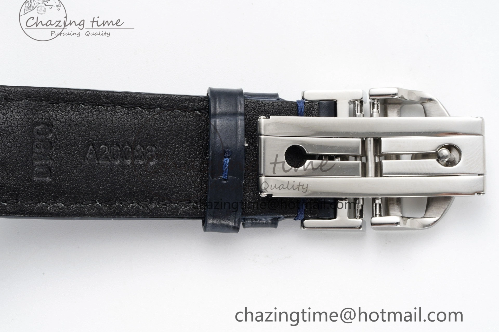 MIROTIME 0408 Portuguese Chrono IW3716 RSF 1:1 Best Edition Blue Dial on Black Leather Strap A RelaxedFit 7045